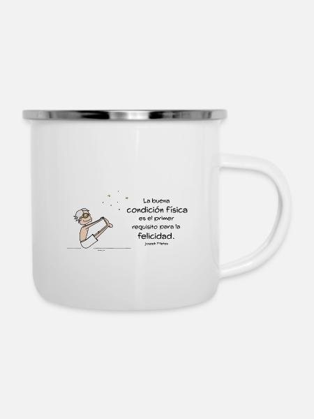 Buena Condición - Emaille-Tasse - Weiß