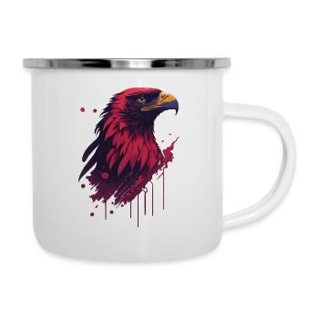 Eagle Pride Sport and Nation Coat of Arms Mascot - Camper Mug - white - Right