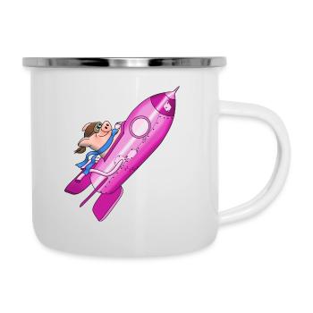 rocket - Camper Mug - white - Right
