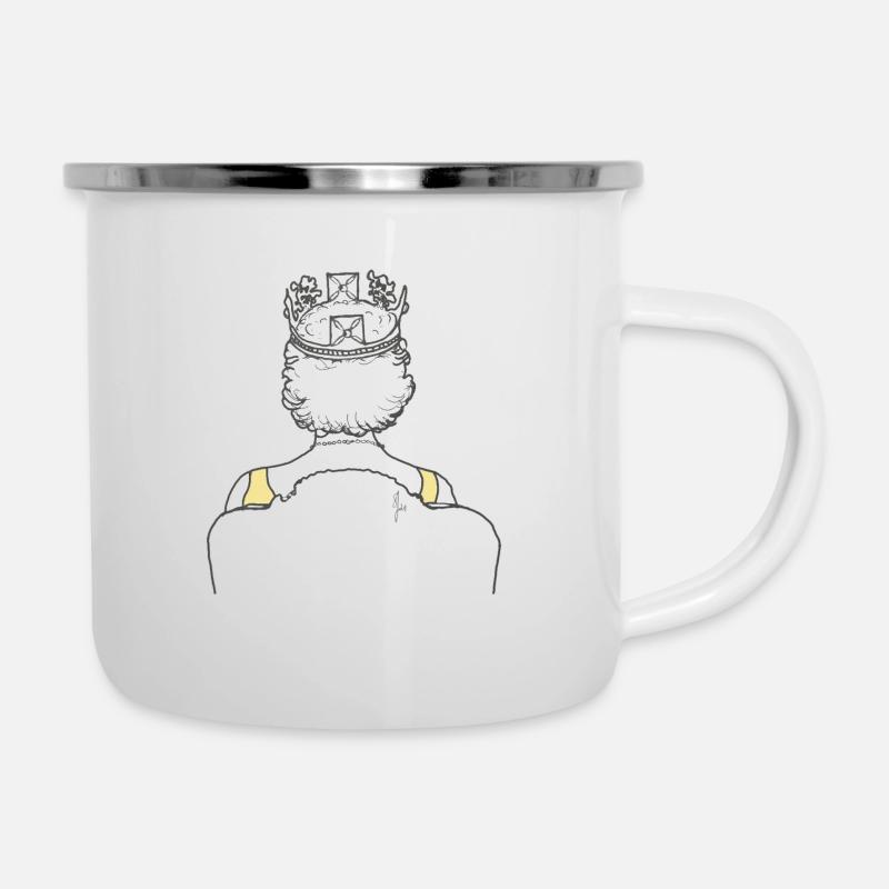 The Queen - Camper Mug - white