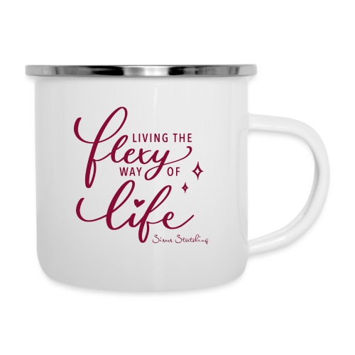 Living the flexy way of life - Emaille-Tasse