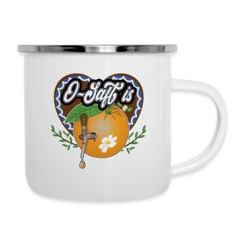 O jus est! Cadeau - Tasse émaillée - blanc - Droite
