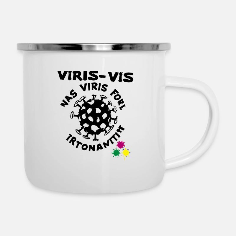 Virus Invasion - Camper Mug - white
