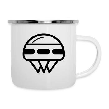 flying saucer - Camper Mug - white - Right