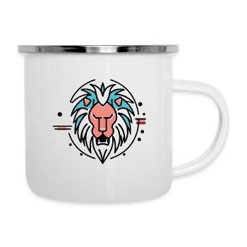 Roaring Lion - Camper Mug - white - Right