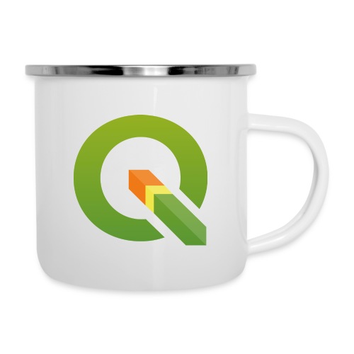 QGIS Q logo - Camper Mug