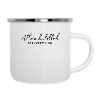 Alhamdulillah for everything /Islam /Muslim /Allah - Camper Mug - white - Right