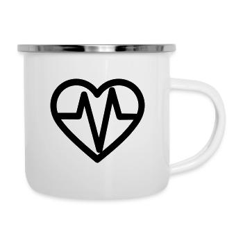 heartbeat - Camper Mug - white - Right