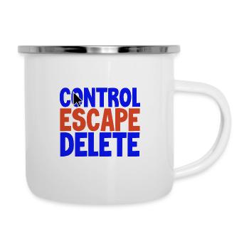 Anti Harassment Control Escape Delete Anti - Camper Mug - white - Right