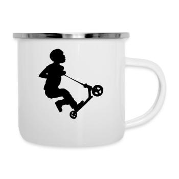 Freestyler - Tasse émaillée - blanc - Droite