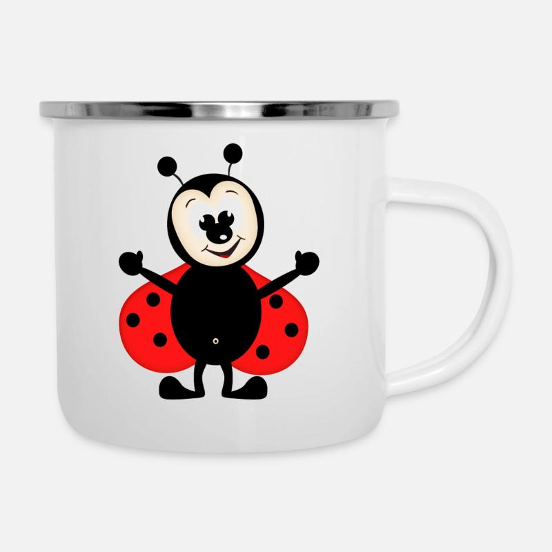 ladybug - Camper Mug - white