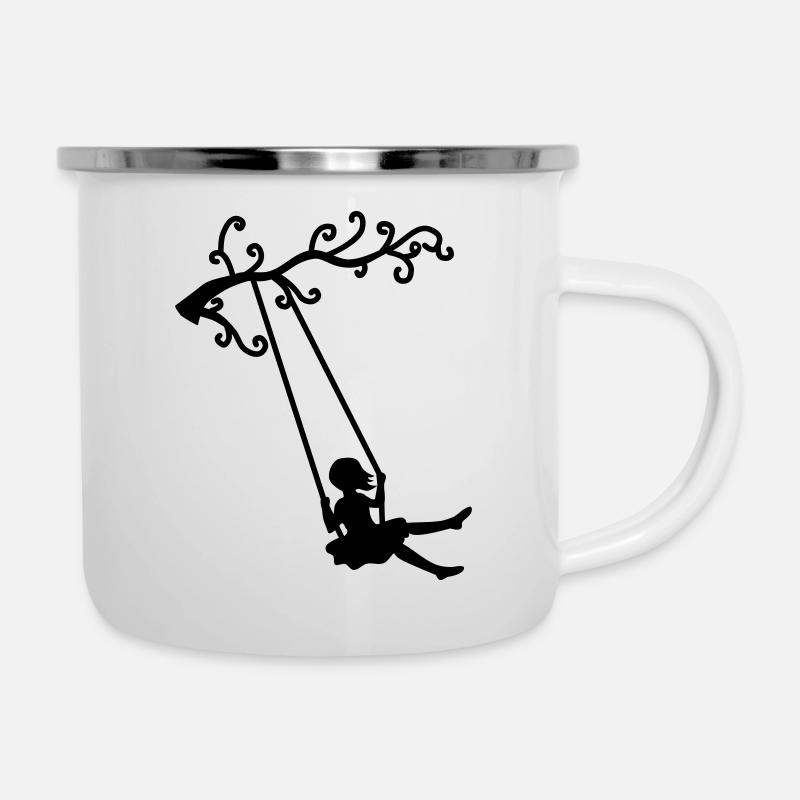 swing girl - Camper Mug - white
