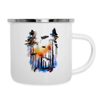Hai Surreal World Psychodelik Trip - Camper Mug - white - Right