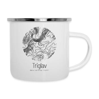 Triglav | Map topography design - Camper Mug - white - Right