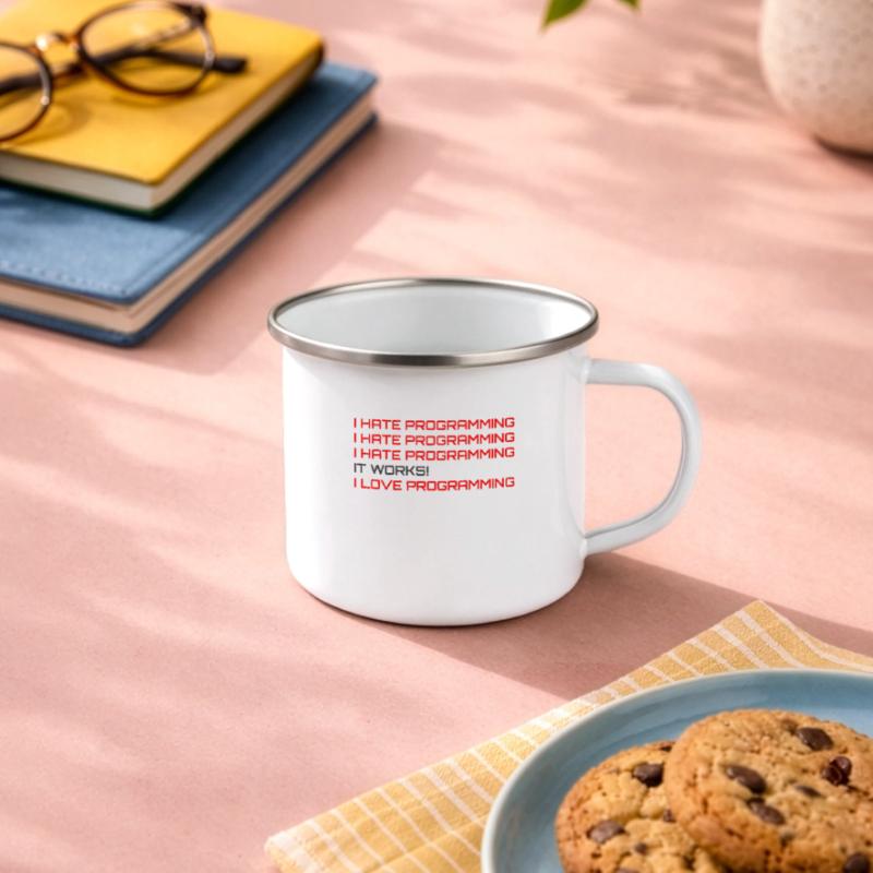 Computerprogrammierer Codierer Software Engineers Geschenk Emaille-Tasse