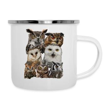 Nocturnal raptors - Camper Mug - white - Right