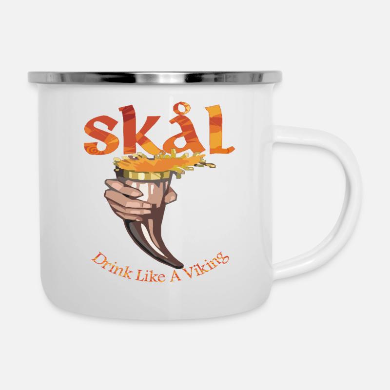 Vikings - Camper Mug - white