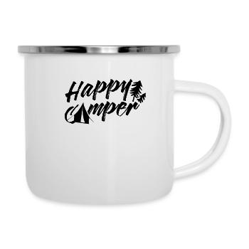 Happy Camper Camping Camping Campsite - Camper Mug - white - Right