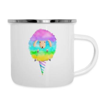 Cotton Candy Sheep - Camper Mug - white - Right
