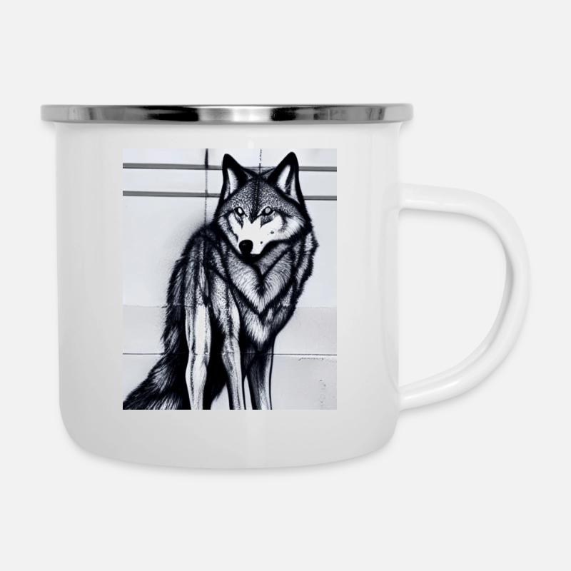 Lone Wolf 2 - Camper Mug - white