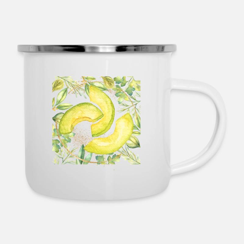 Avocado - Camper Mug - white