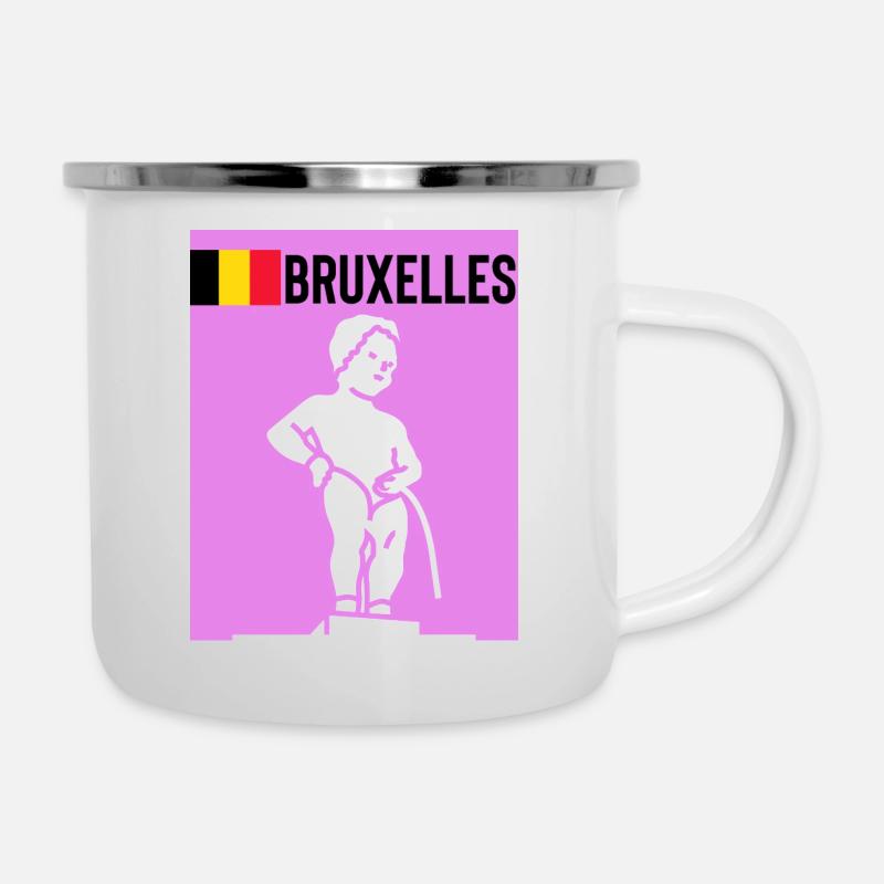 Bruxelles - Camper Mug - white