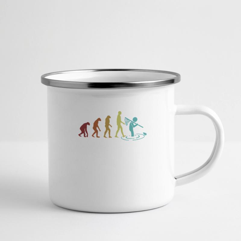 Frog Catching Evolution Toad Tadpole Frog Camper Mug