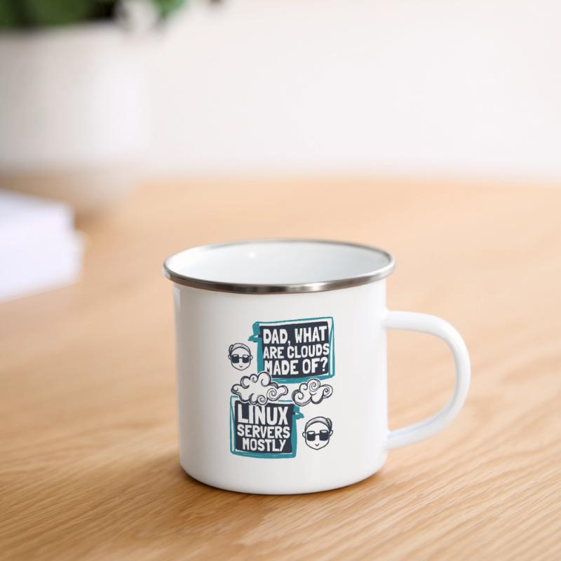 Papa quels sont les clouds faits de Developer Coder Tasse émaillée