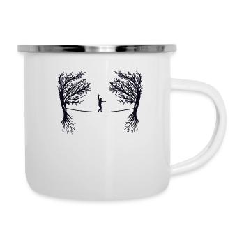 Balancing Indoor Slackers Slackerliner Slackline - Camper Mug - white - Right