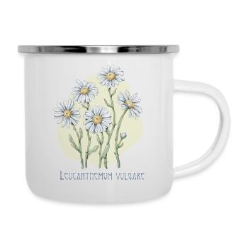 Dessin botanique propre à Jastrun - Tasse émaillée - blanc - Droite