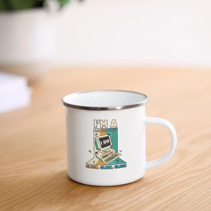 I'm A Programmer Click Softwareingenieur Coder Emaille-Tasse