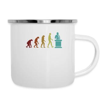 Lawyer Evolution Legal Counsel Attorney General - Camper Mug - white - Right