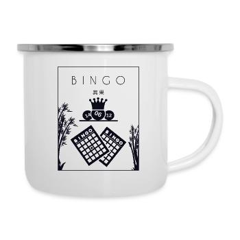 Bingo Chinese Hanzi Professional Caller Daubers - Camper Mug - white - Right