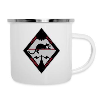 Atomic Utopia - Bat Rhombus - Camper Mug - white - Right