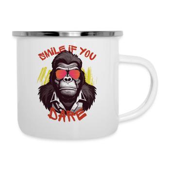 Smile If You Dare - Camper Mug - white - Right