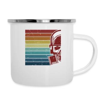 Retro Uranium Nuclear Power Plant Energy Nuclear - Camper Mug - white - Right