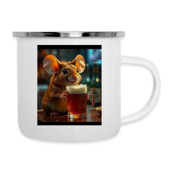 Didimaus69 - Emaille-Tasse - Weiß - Rechts