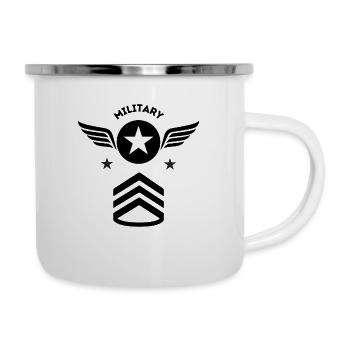Military Sergant - Camper Mug - white - Right