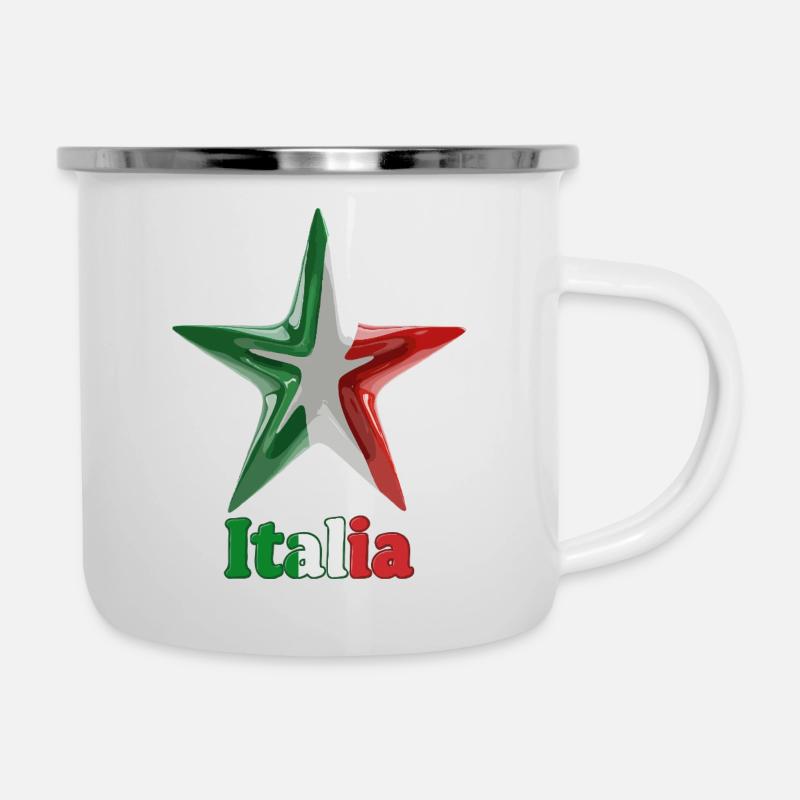 Stella d Italia - Camper Mug - white