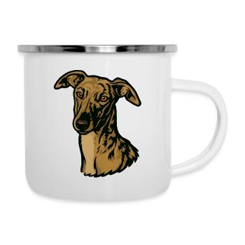 Galgo Español – Pride & Beauty - Tasse émaillée - blanc - Droite