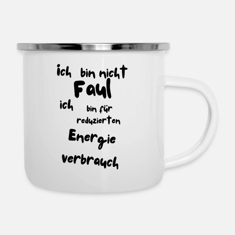 I'm not lazy - Camper Mug - white