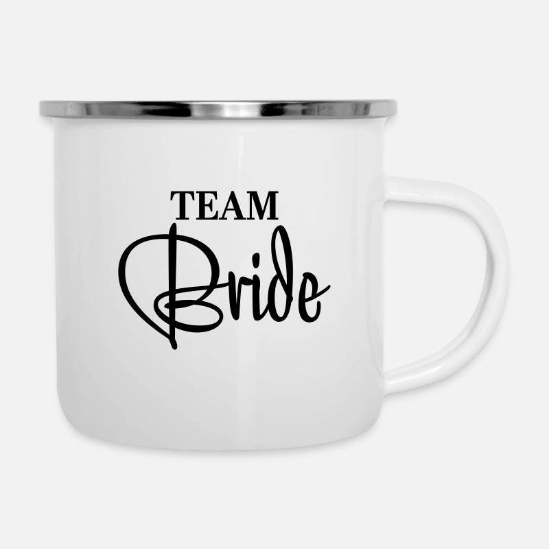 Team Bride - Camper Mug - white