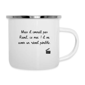 Les Tontons Flingueurs ! Réplique culte - Humour - Tasse émaillée - blanc - Droite