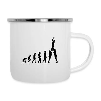 Evolution Rugby - Line-Out - Camper Mug - white - Right