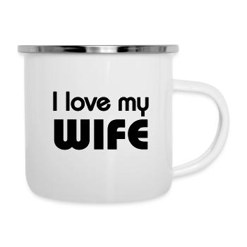 I love my Wife - Camper Mug - white - Right