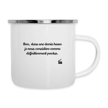Les Bronzés font du ski / Humour / Réplique Culte - Tasse émaillée - blanc - Droite