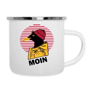 East Frisia | Seagull | Hello - Camper Mug - white - Right