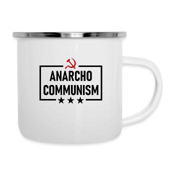 Communisme anarchiste - Tasse émaillée - blanc - Droite