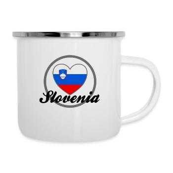 Slovenia! - Camper Mug - white - Right