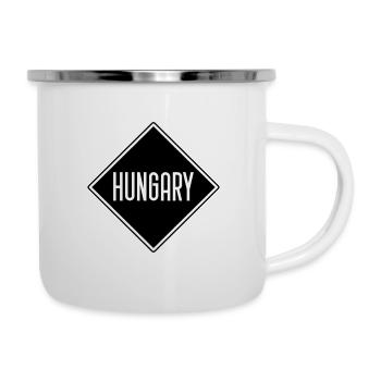 Funny Hungarian saying about Hungary gift - Camper Mug - white - Right